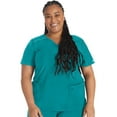 thumbnail image 1 of Dickies EDS Essentials Scrubs Top for Women Mock Wrap DK625, 1 of 9