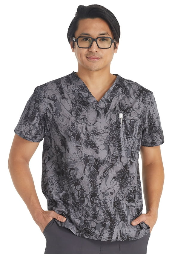 EDS Scrubs Top For Men V-Neck DK725