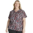 thumbnail image 1 of Dickies EDS Scrubs Top For Women V-Neck Print DK717, 1 of 7