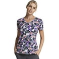 thumbnail image 1 of Dickies EDS Scrubs Top For Women V-Neck Print DK852, S, Camo Buds, 1 of 6