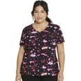 thumbnail image 1 of Dickies EDS Scrubs Top For Women V-Neck Print DK852, 1 of 7