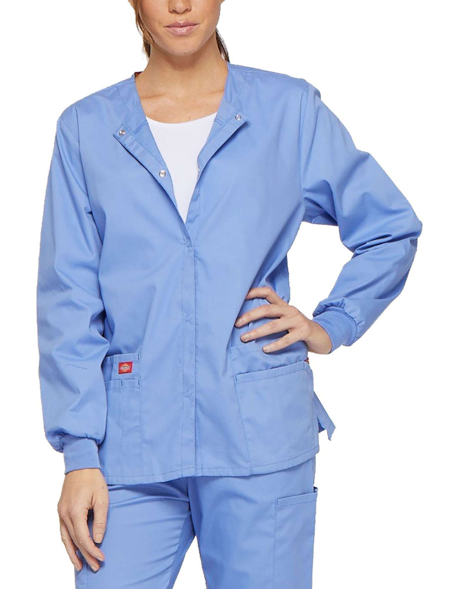 Dickies EDS Signature Snap Front Warm-up Jacket #86306