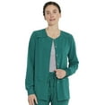 thumbnail image 1 of Dickies EDS Signature Medical Scrubs Warm Up Jacket for Women Snap Front Plus Size 86306, 1 of 8