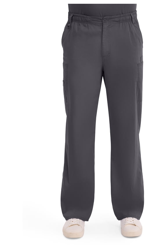EDS Signature Cargo Pants for Men, Zip Fly Front Scrub Pant in Soft Brushed Poplin, 81006