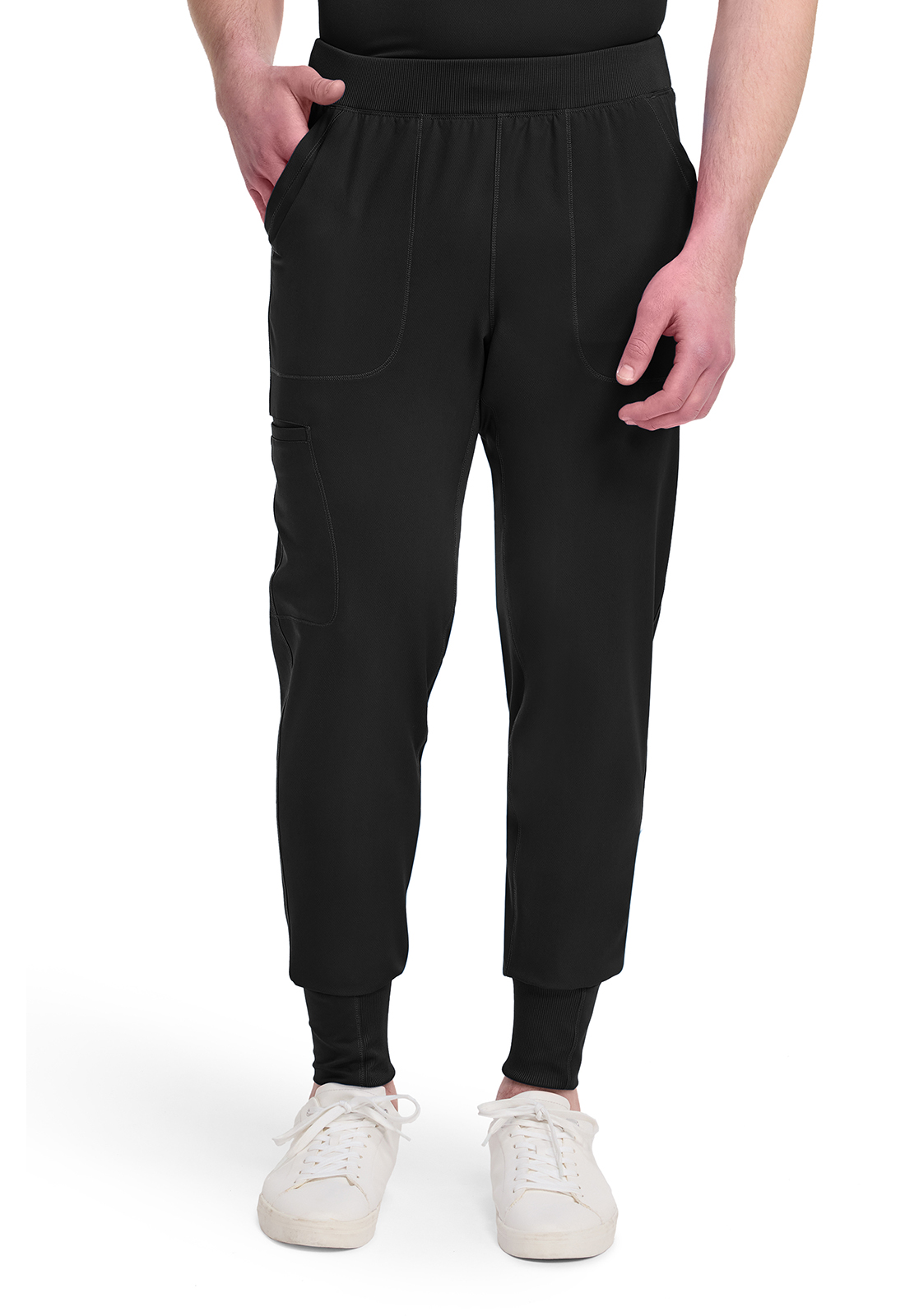 Dickies Men's Zip Fly Pull-On Scrubs Pant 81006 - Black (Medical/Healthcare)
