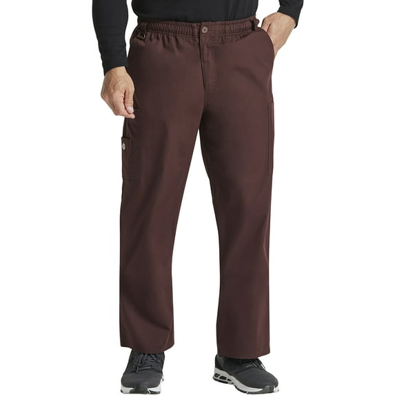 Dickies EDS Signature Cargo Pants for Men, Zip Fly Front Scrub Pant in Soft Brushed Poplin, 81006