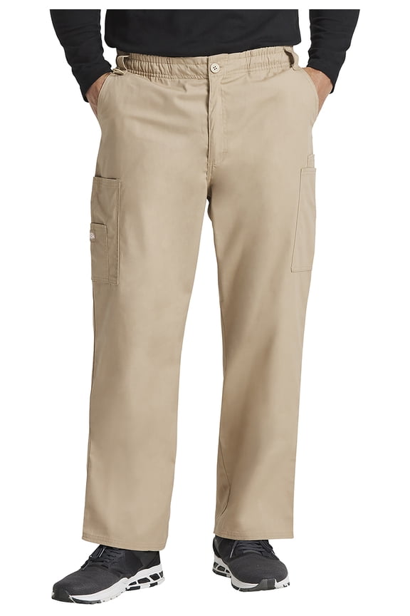 EDS Signature Cargo Pants for Men, Zip Fly Front Scrub Pant in Soft Brushed Poplin, 81006