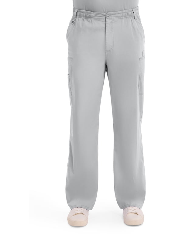 EDS Signature Cargo Pants for Men, Zip Fly Front Scrub Pant in Soft Brushed Poplin, 81006