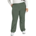 thumbnail image 1 of Dickies EDS Signature Scrubs Pant for Women Natural Rise Tapered Leg Pull-On 86106, S, Olive, 1 of 7