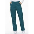 thumbnail image 1 of Dickies EDS Signature Scrubs Pant for Women Natural Rise Tapered Leg Pull-On 86106, XXS, Caribbean Blue, 1 of 7