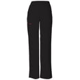 thumbnail image 1 of Dickies EDS Signature Scrubs Pant for Women Natural Rise Tapered Leg Pull-On 86106P, S Petite, Black, 1 of 4