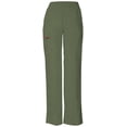 thumbnail image 1 of Dickies EDS Signature Scrubs Pant for Women Natural Rise Tapered Leg Pull-On 86106P, S Petite, Olive, 1 of 4