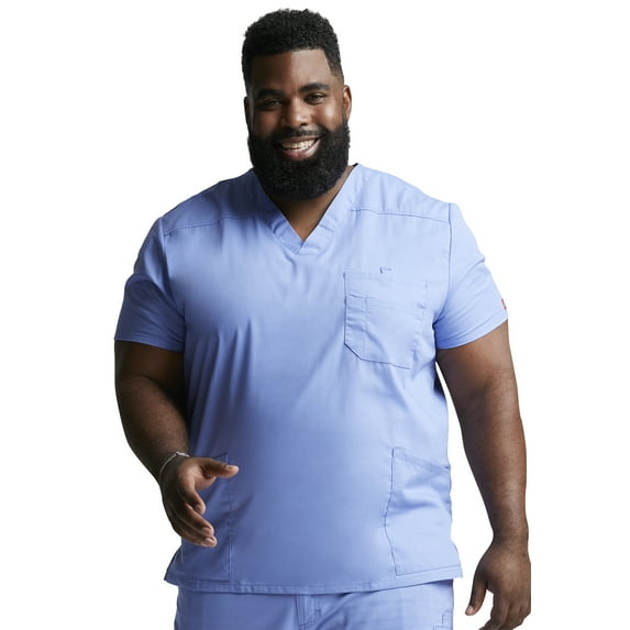 Dickies EDS Signature Scrubs Top for Men V-Neck 81906