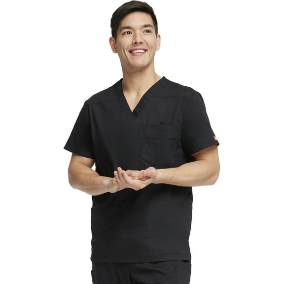 Dickies EDS Signature Scrubs Top for Men V-Neck 81906
