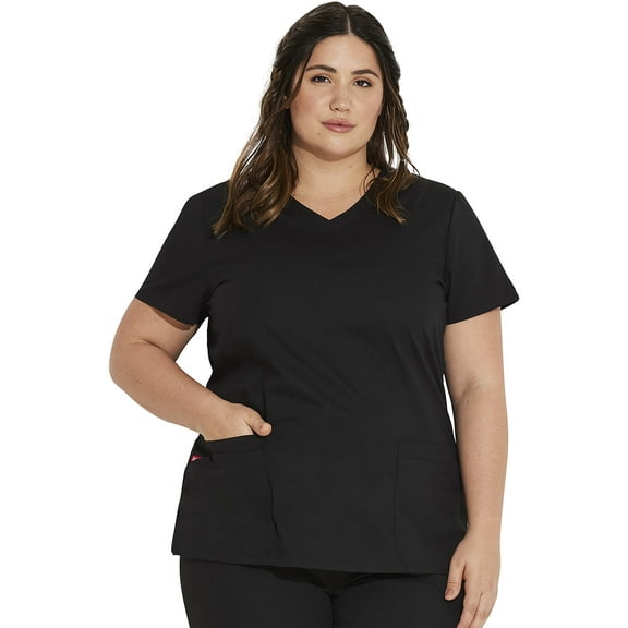 Dickies EDS Signature Scrubs Top for Women V-Neck 85906