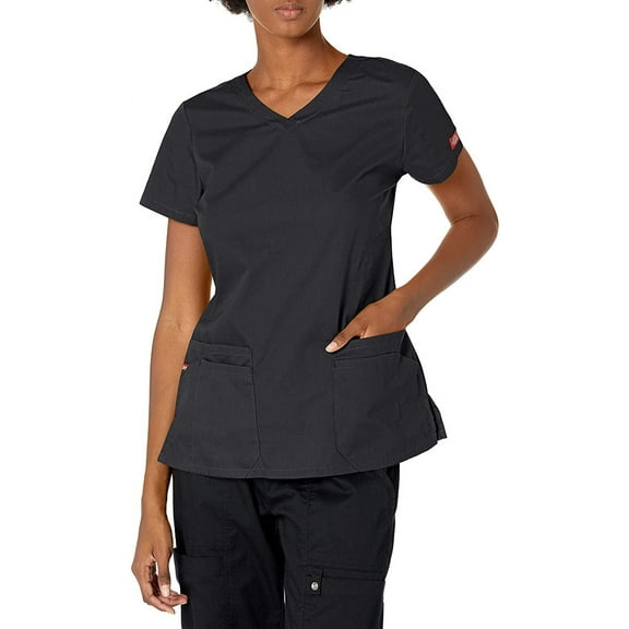 Dickies EDS Signature Scrubs Top for Women V-Neck 85906