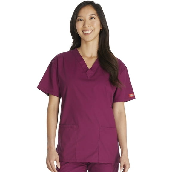 Dickies EDS Signature Scrubs Top for Women V-Neck 86706