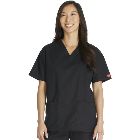 Dickies EDS Signature Scrubs Top for Women V-Neck 86706