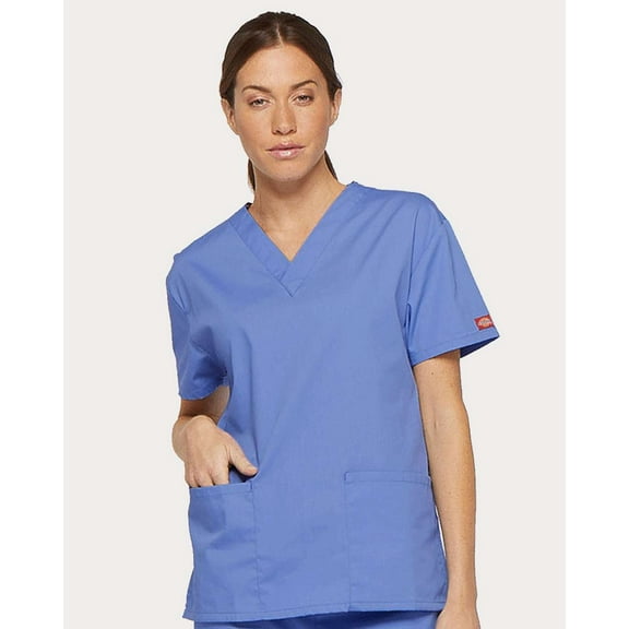 Dickies EDS Signature Scrubs Top for Women V-Neck 86706