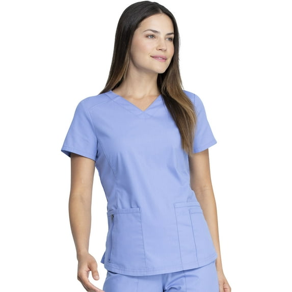 Dickies EDS Signature Scrubs Top for Women V-Neck DK880