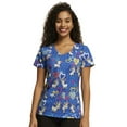 thumbnail image 1 of Dickies EDS Women Scrubs Top V-Neck Print DK852, 1 of 7