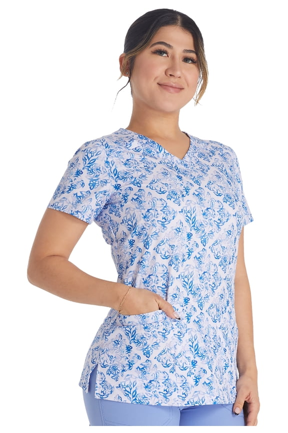 EDS Women Scrubs Top, V-Neck