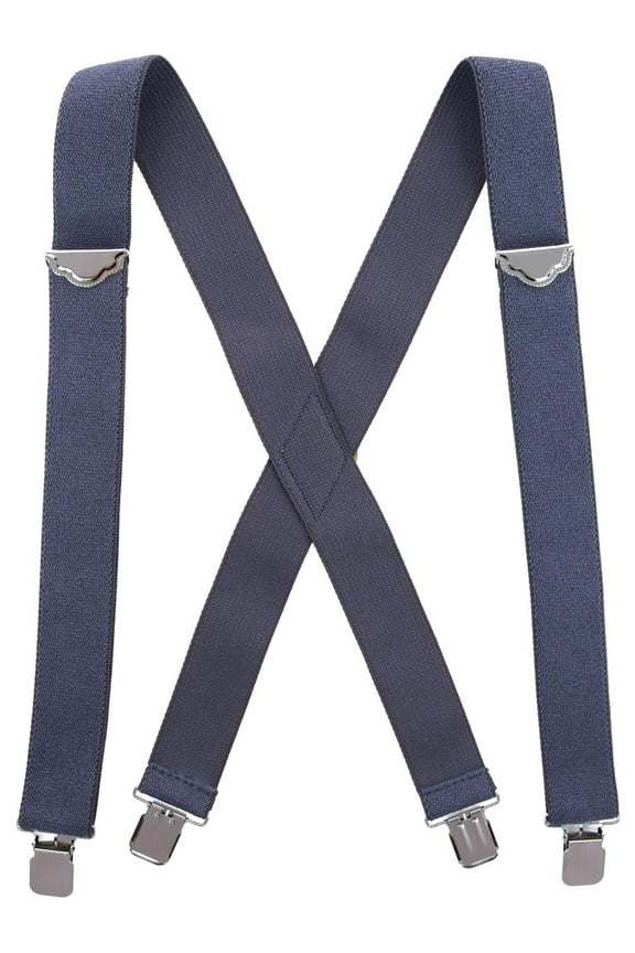 Elastic X-Back Heavy Duty Clip-End Work Suspender Braces (Men)