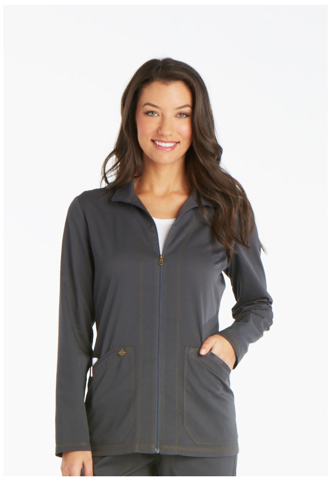 Dickies Essence Medical Scrubs Jacket for Women Warm Up Plus Size DK302 Walmart