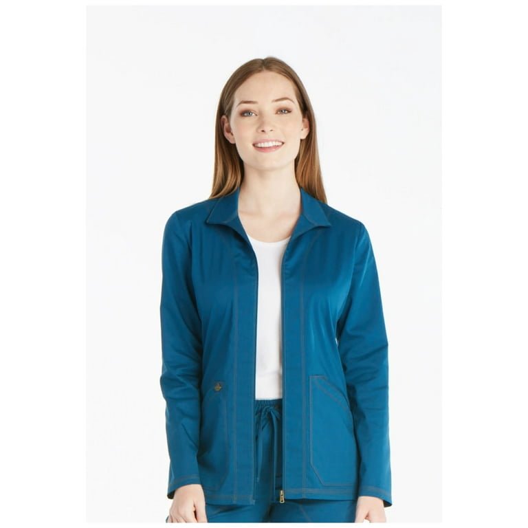 Dickies essence scrubs zip up jacket best sale