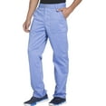 thumbnail image 1 of Dickies Essence Medical Scrubs Pant for Men Drawstring Zip Fly DK160, XS, Ciel Blue, 1 of 7