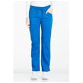 thumbnail image 1 of Dickies Essence Medical Scrubs Pant for Women Mid Rise Straight Leg Drawstring Plus Size DK106, 2XL, Royal, 1 of 7