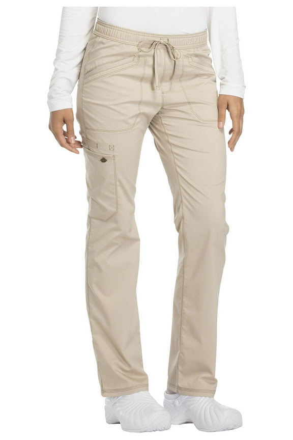 Essence Scrubs Pant for Women Mid Rise Straight Leg Drawstring DK106