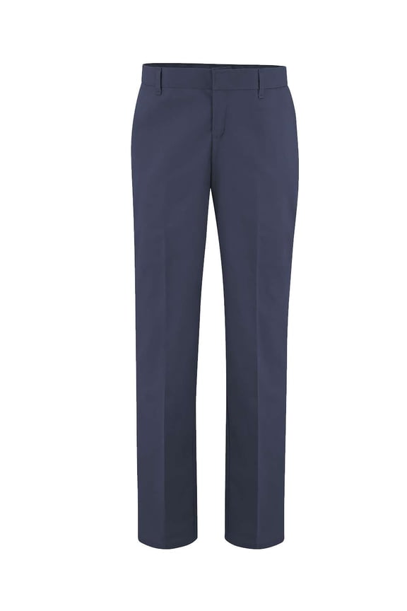 FP21 Women's Premium Flat Front Pants - Dark Navy - 37 Unhemmed - 2