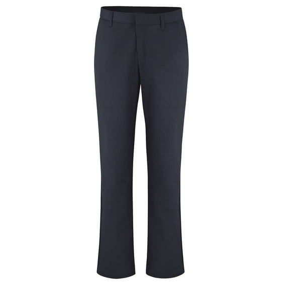 Dickies FP92 Women's Industrial Flat Front Pants - Navy - 37 Unhemmed - 8