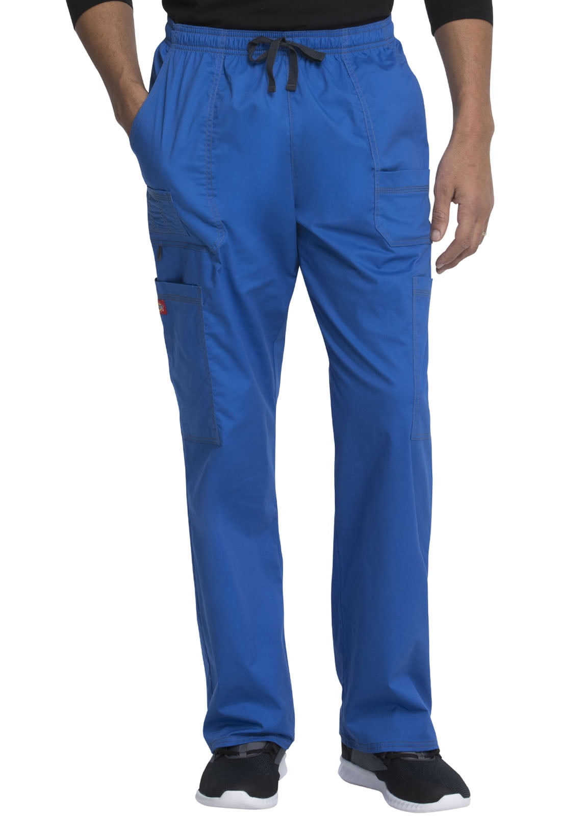 Dickies Gen Flex Medical Scrubs Pant for Men Drawstring Cargo 81003, XL