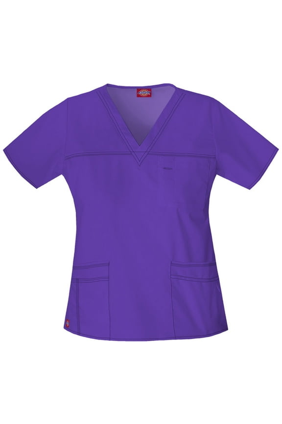 Gen Flex Scrubs Top for Women V-Neck 817455