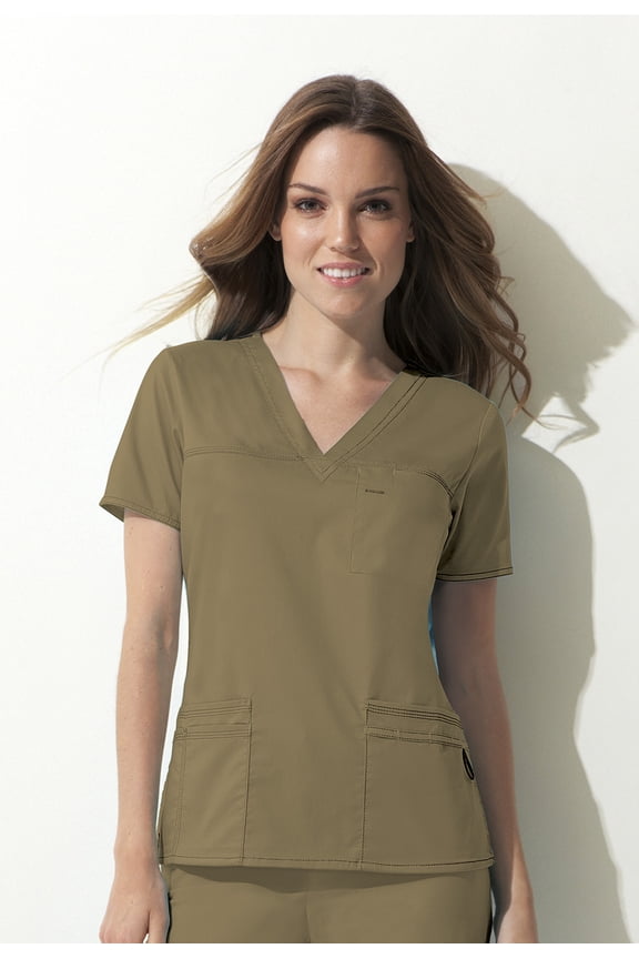 Gen Flex Scrubs Top for Women V-Neck 817455