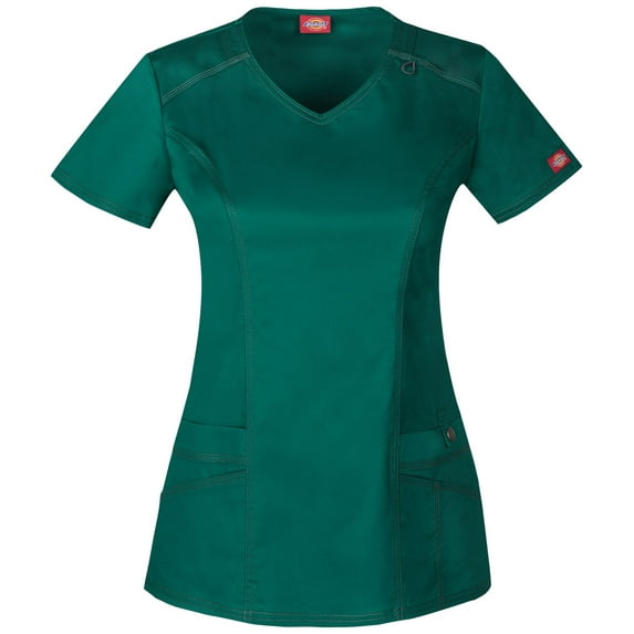 Dickies Gen Flex Scrubs Top for Women V-Neck 85812