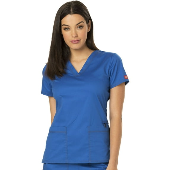 Dickies Gen Flex Scrubs Top for Women V-Neck DK800