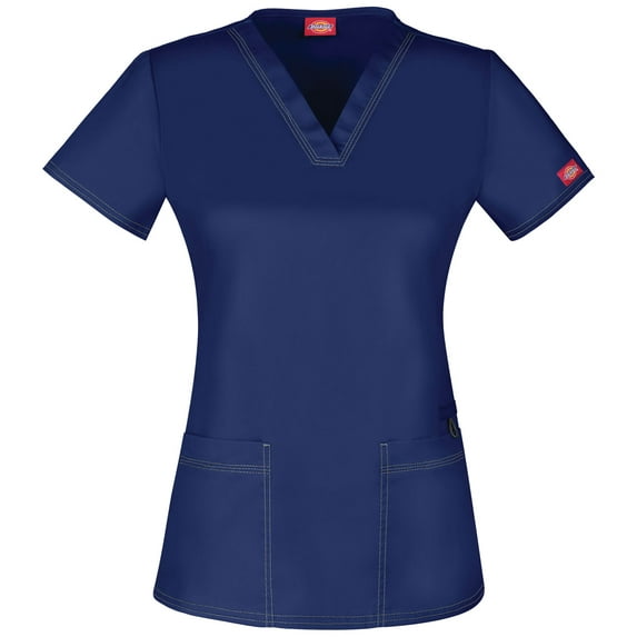 Dickies Gen Flex Scrubs Top for Women V-Neck DK800