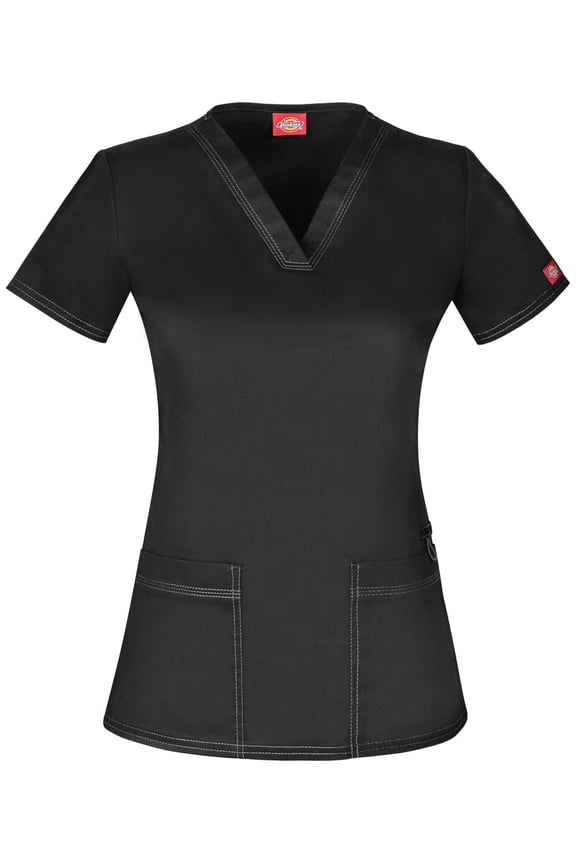 Gen Flex Scrubs Top for Women V-Neck DK800