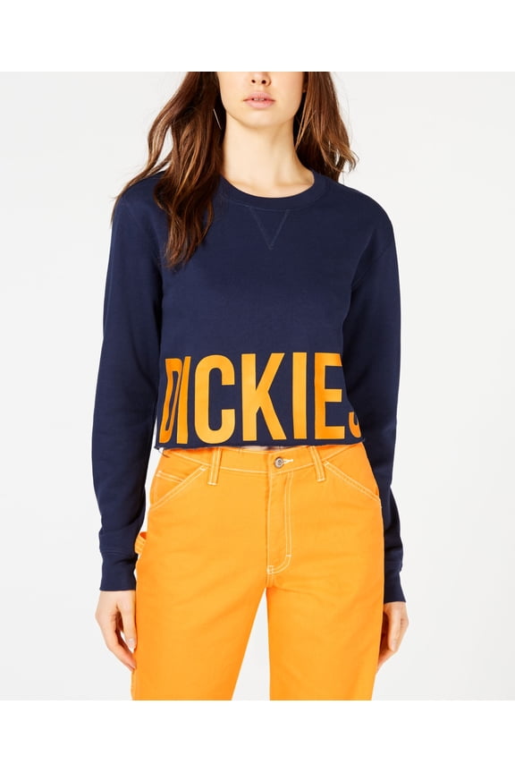 Girl Juniors' Raw Edge Cropped Sweatshirt