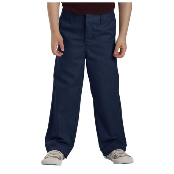 Dickies Girls 4-20 Flat Front Straight Leg Pant (Navy 7)