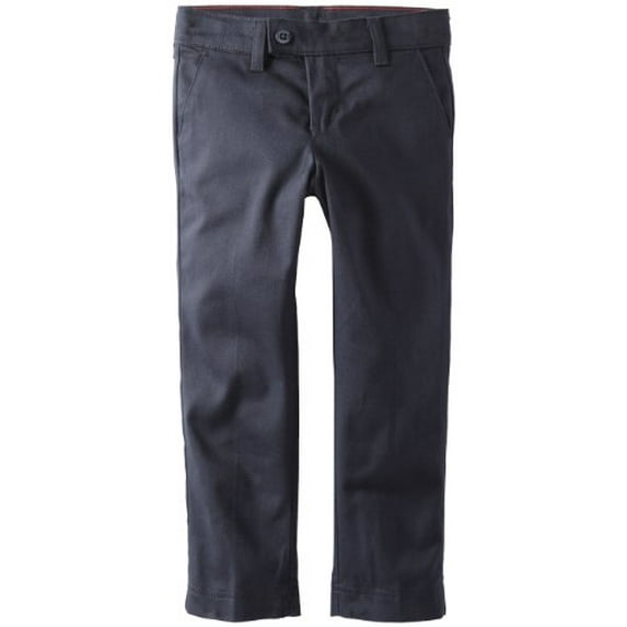 Dickies Girls School Uniform Slim Fit Straight Leg Stretch Twill Pants, Sizes 4-20