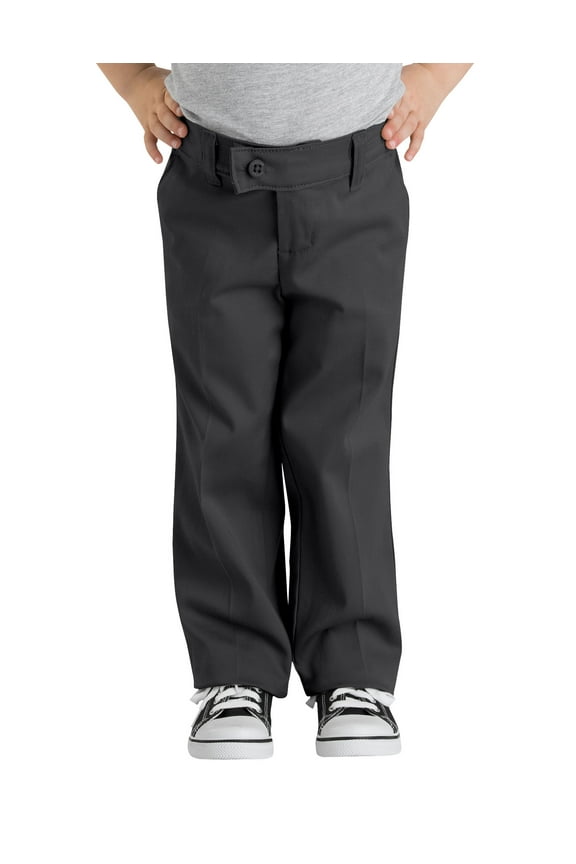 Girls School Uniform Slim Fit Straight Leg Stretch Twill Pants, Sizes 4-20