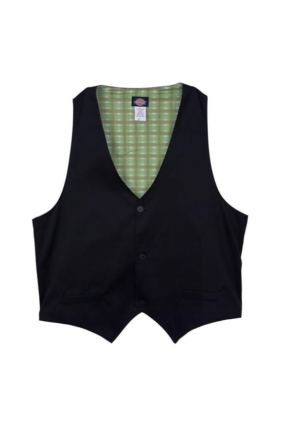 Hospitality Executive Chef Vest Jacket Uniform, Black, 3X