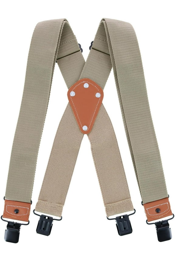 Industrial Strength Ballistic Nylon Clip End Work Suspenders (Men)