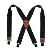 Dickies Industrial Strength Suspenders - Men's Wide Adjustable Thick Strap Clips for Work Heavy Duty Pants