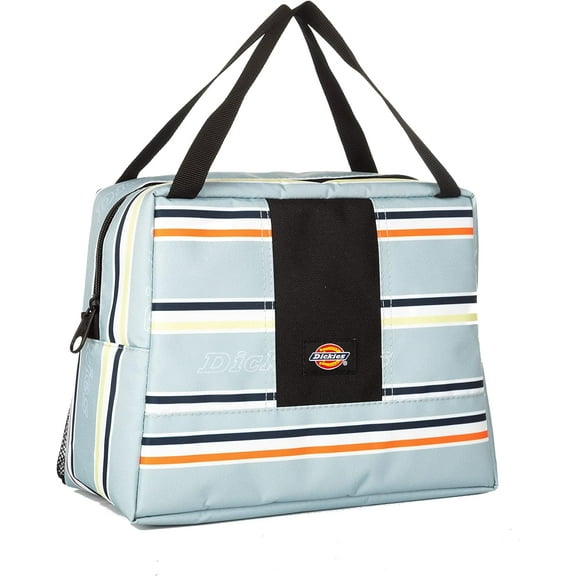Dickies Insulated Lunch Bag Satchel for Girls School and Work, Thermal Reusable Office Lunch Box for Women (Charcoal)
