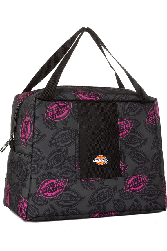 Valentine's Day Gift Insulated Lunch Bag Satchel for Girls School and Work, Thermal Reusable Office Lunch Box for Women (Charcoal)